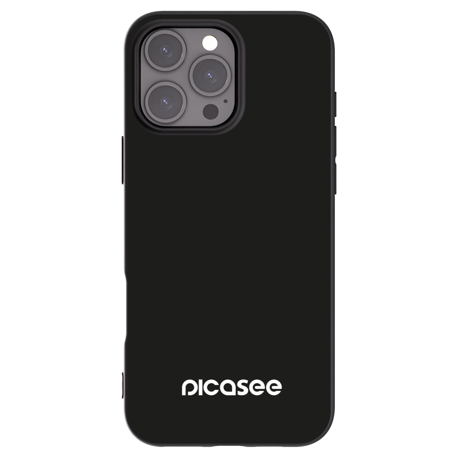 Picasee fekete szilikon tok az alábbi mobiltelefonokra Apple iPhone 16 Pro Max - Picasee