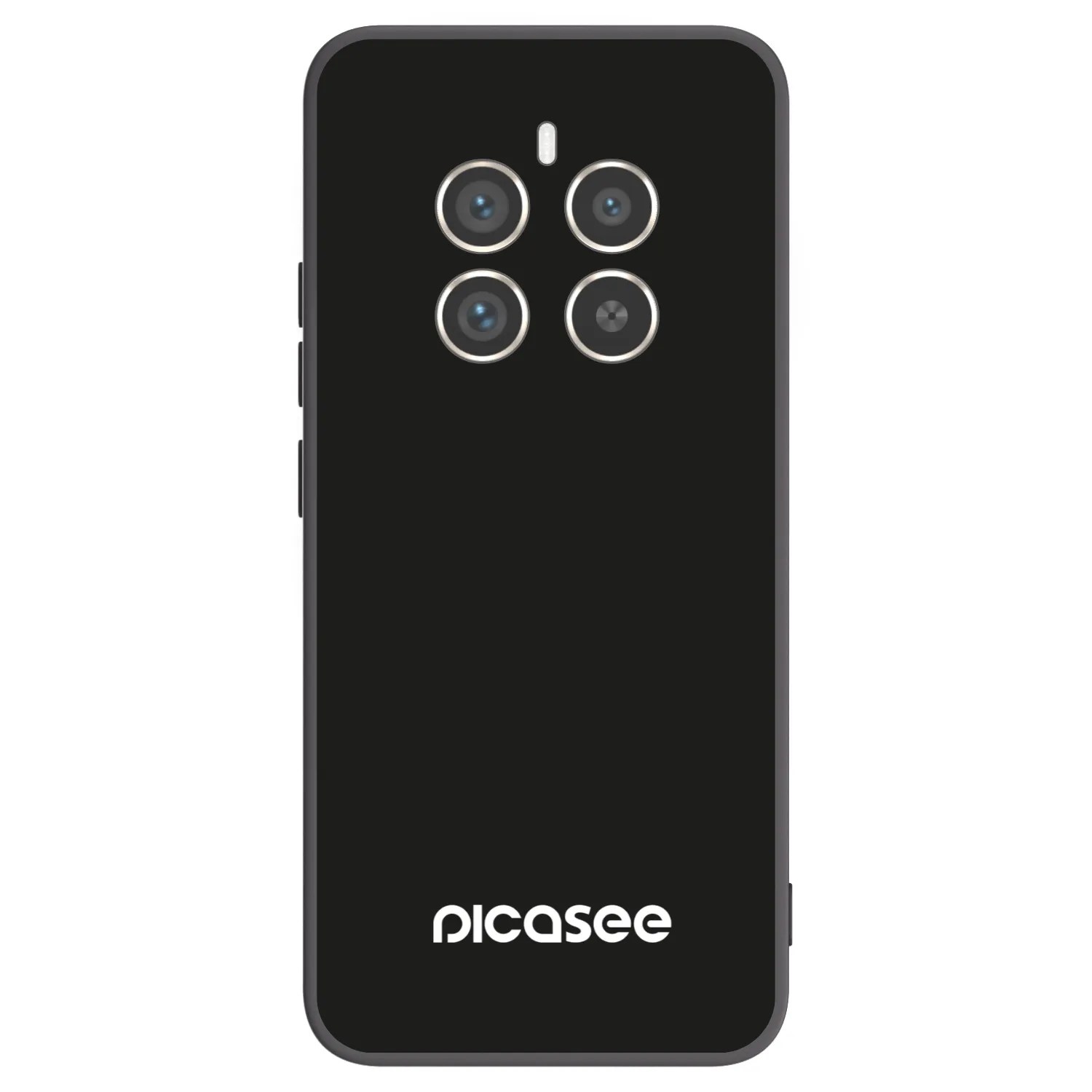 Picasee fekete szilikon tok az alábbi mobiltelefonokra Realme 12 Pro 5G - Picasee