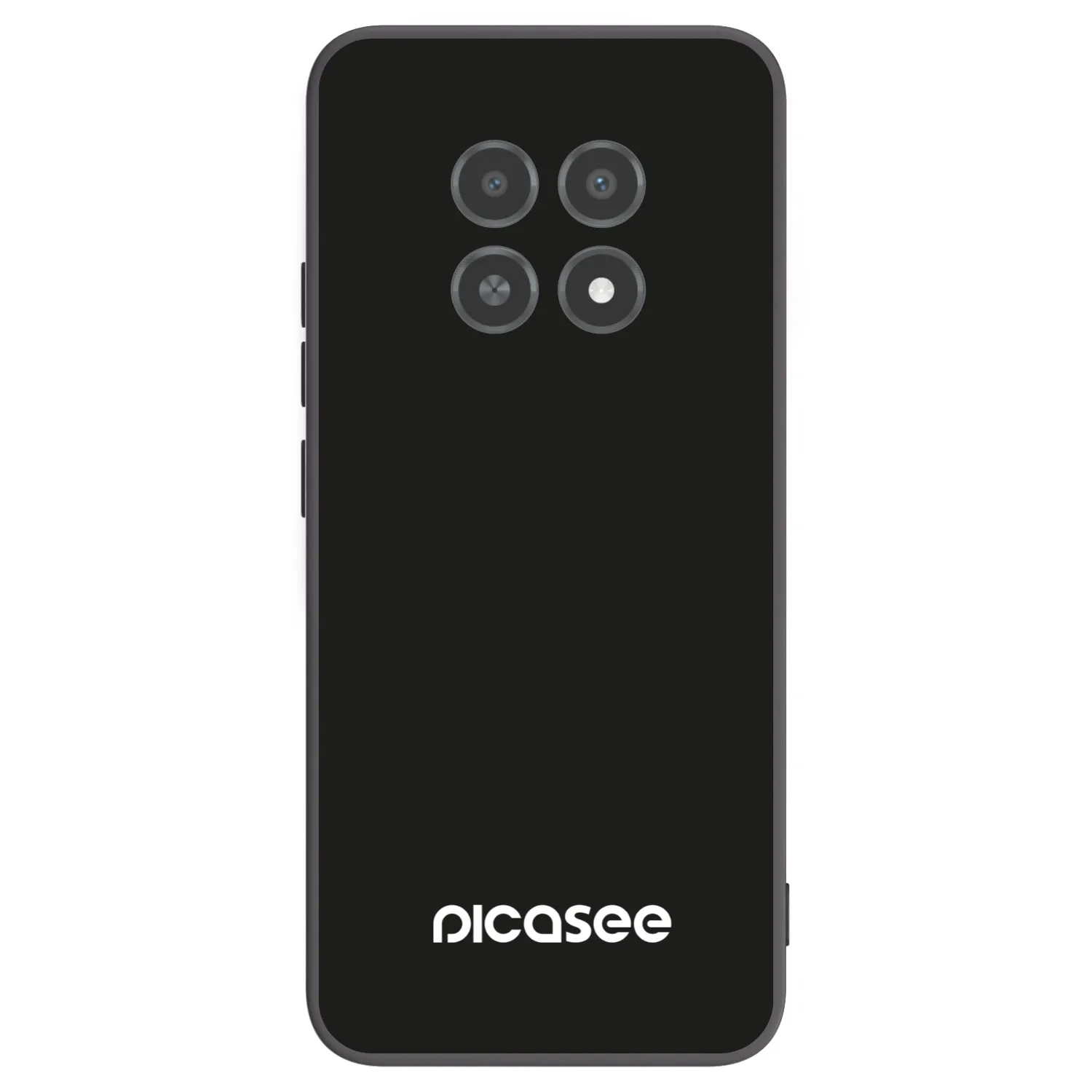 Picasee fekete szilikon tok az alábbi mobiltelefonokra Realme 12X - Picasee