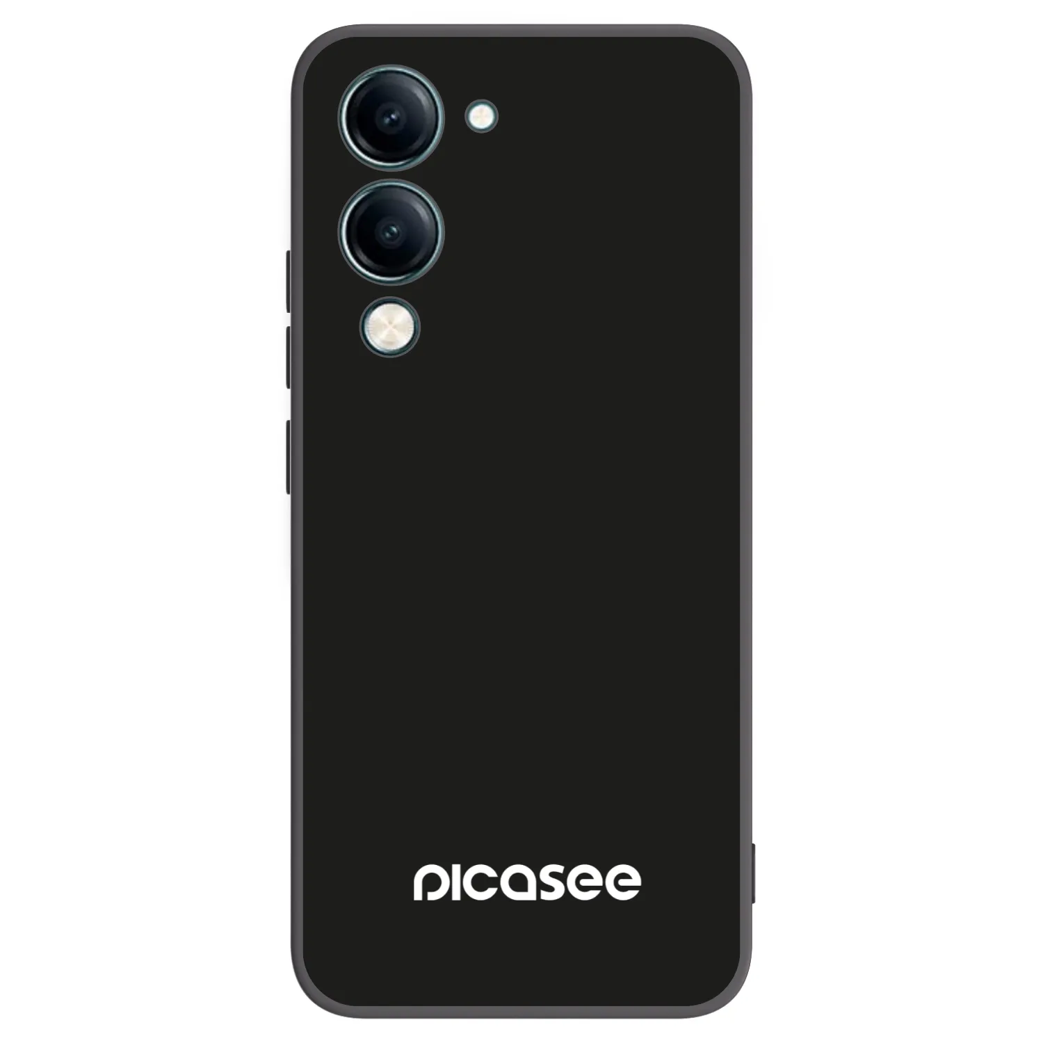 Picasee fekete szilikon tok az alábbi mobiltelefonokra Vivo Y29s 5G - Picasee