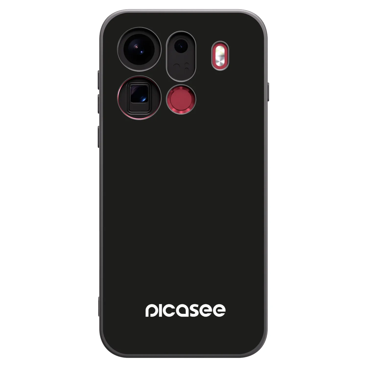 Picasee fekete szilikon tok az alábbi mobiltelefonokra OPPO Find X9 Pro - Picasee