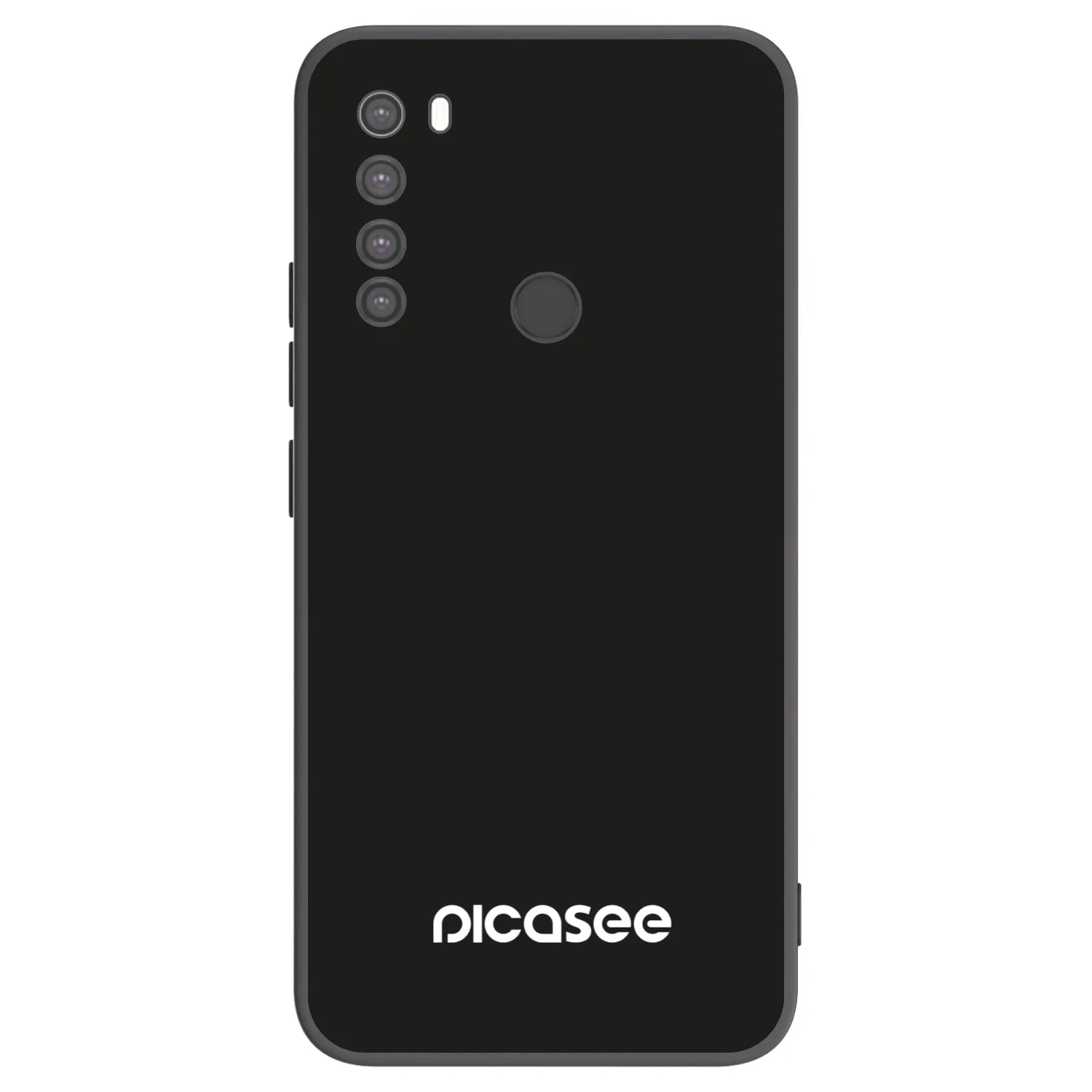 Picasee fekete szilikon tok az alábbi mobiltelefonokra Xiaomi Redmi Note 8 - Picasee