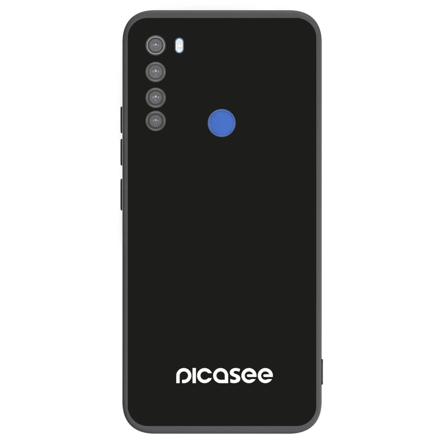 Picasee fekete szilikon tok az alábbi mobiltelefonokra Xiaomi Redmi Note 8T - Picasee