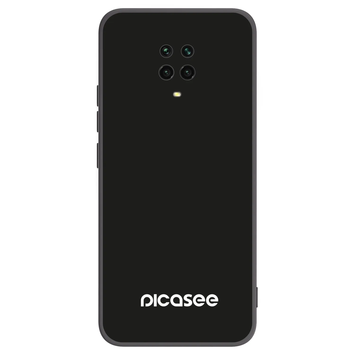 Picasee fekete szilikon tok az alábbi mobiltelefonokra Xiaomi Redmi Note 9S - Picasee