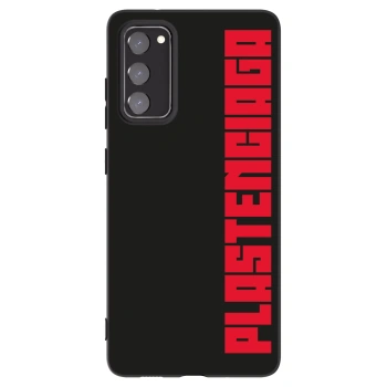 Picasee fekete szilikon tok az alábbi mobiltelefonokra Samsung Galaxy S20 FE - Plastenciaga