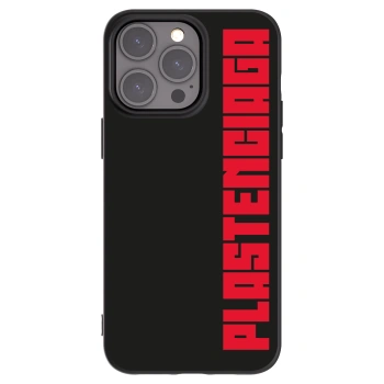 Picasee fekete szilikon tok az alábbi mobiltelefonokra Apple iPhone 15 Pro Max - Plastenciaga