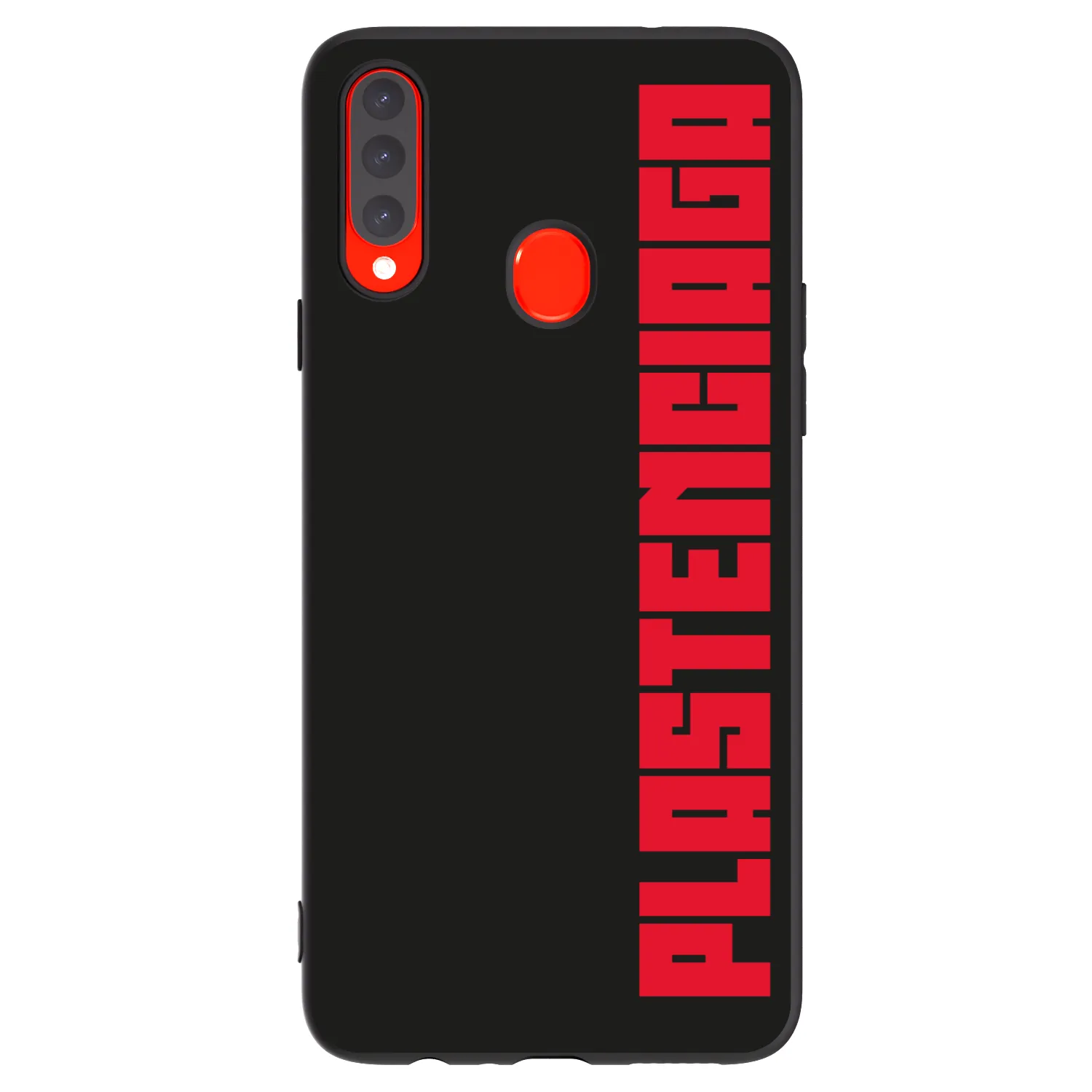 Picasee fekete szilikon tok az alábbi mobiltelefonokra Samsung Galaxy A20s - Plastenciaga