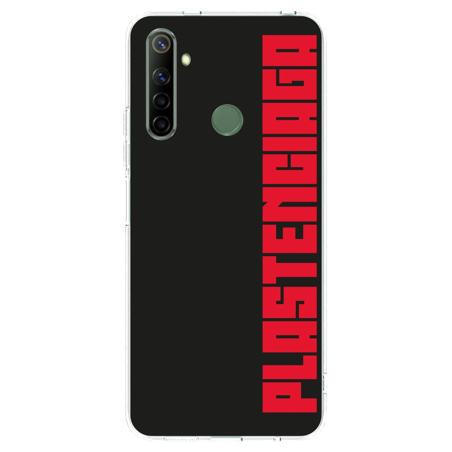Picasee átlátszó szilikon tok az alábbi mobiltelefonokra Realme 6i - Plastenciaga