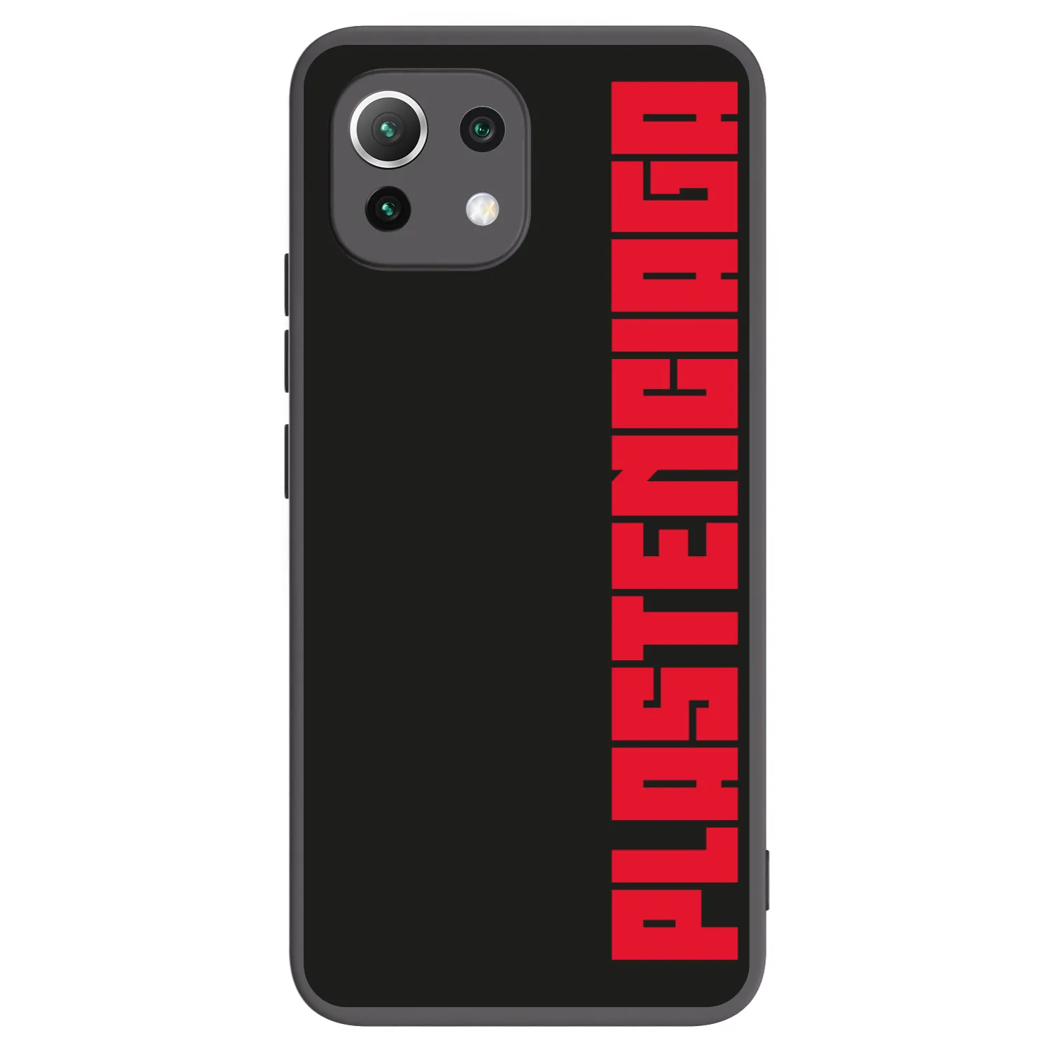 Picasee fekete szilikon tok az alábbi mobiltelefonokra Xiaomi 11 Lite 5G NE - Plastenciaga