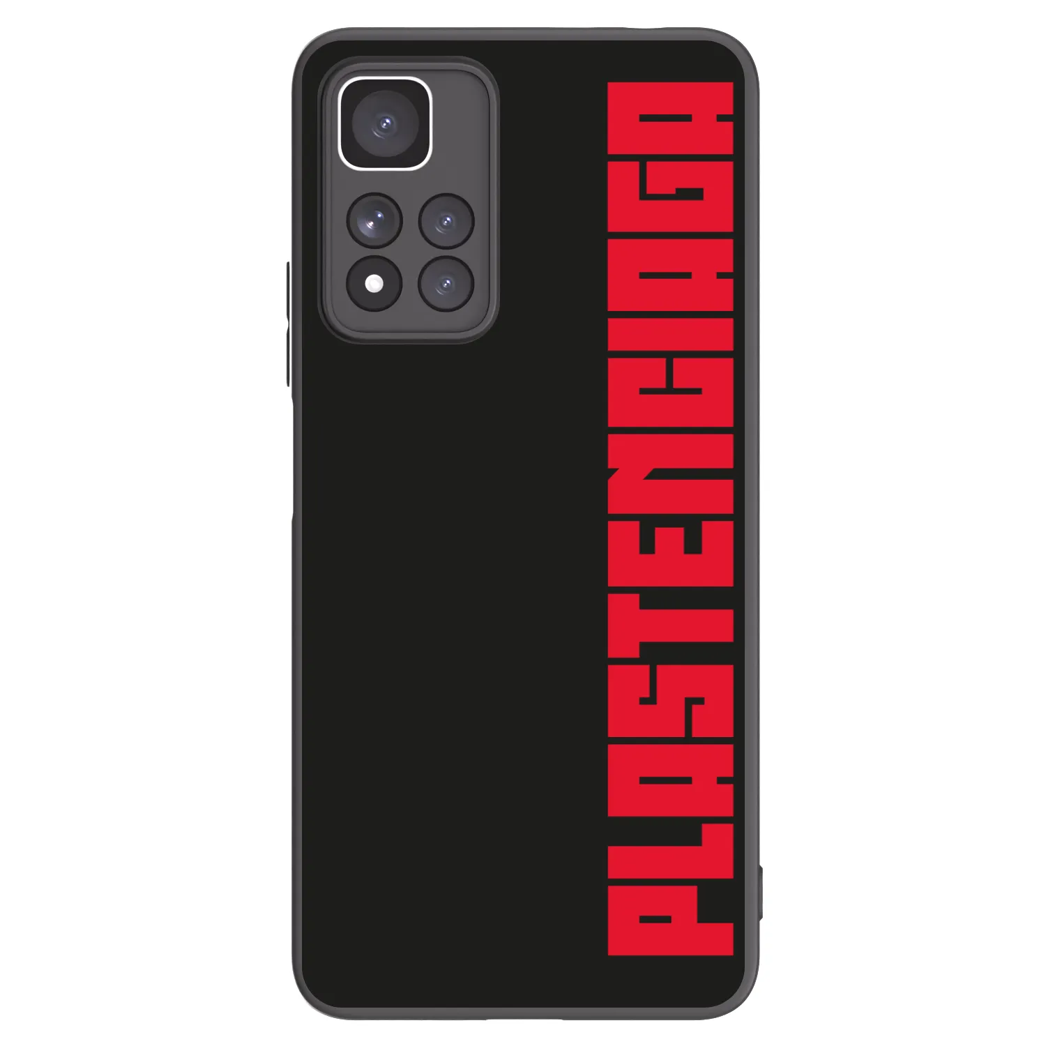 Picasee fekete szilikon tok az alábbi mobiltelefonokra Xiaomi Redmi Note 11 Pro+ 5G - Plastenciaga