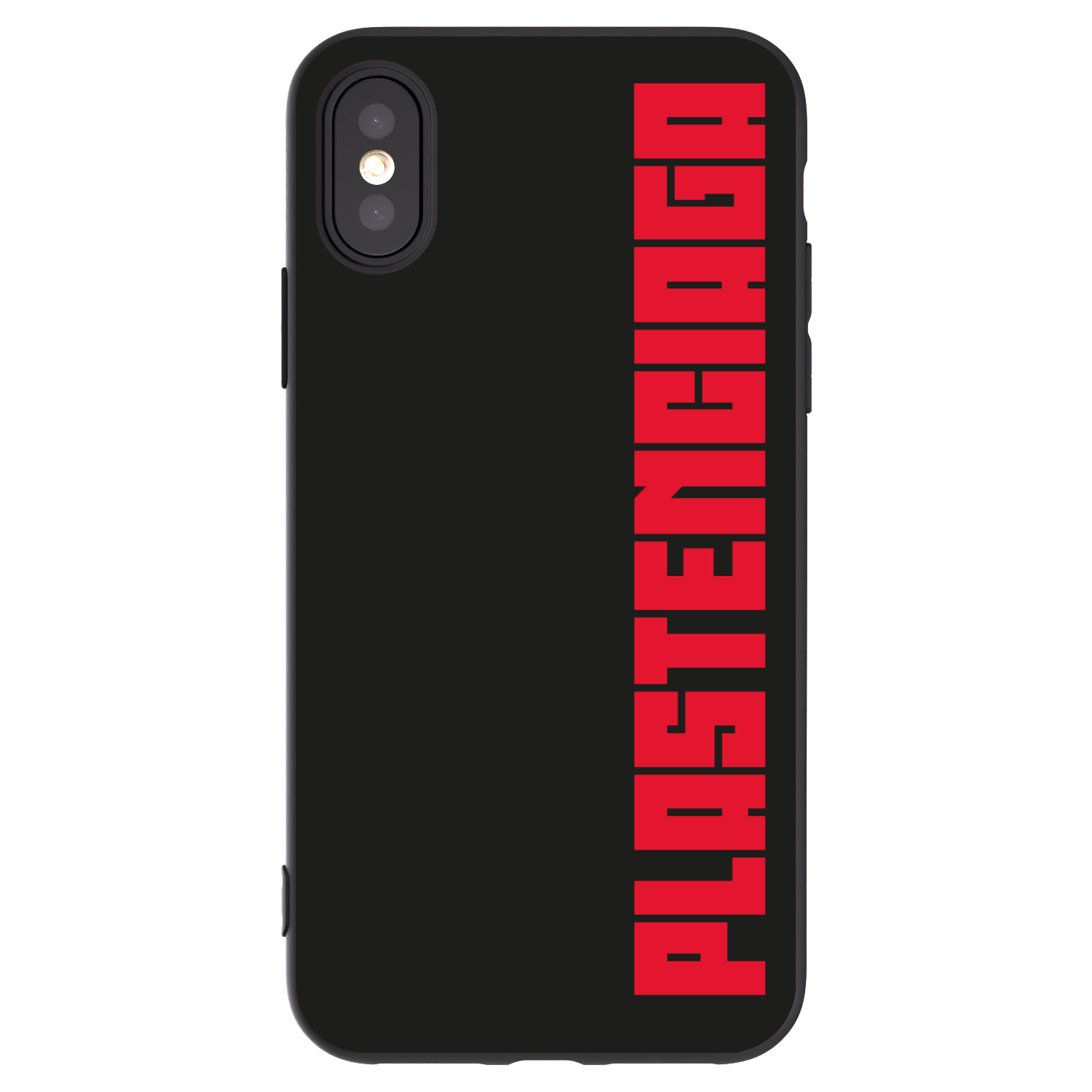 Picasee fekete szilikon tok az alábbi mobiltelefonokra Apple iPhone X/XS - Plastenciaga