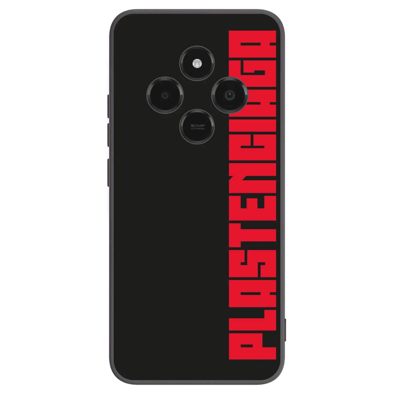 Picasee fekete szilikon tok az alábbi mobiltelefonokra Xiaomi Poco C75 - Plastenciaga