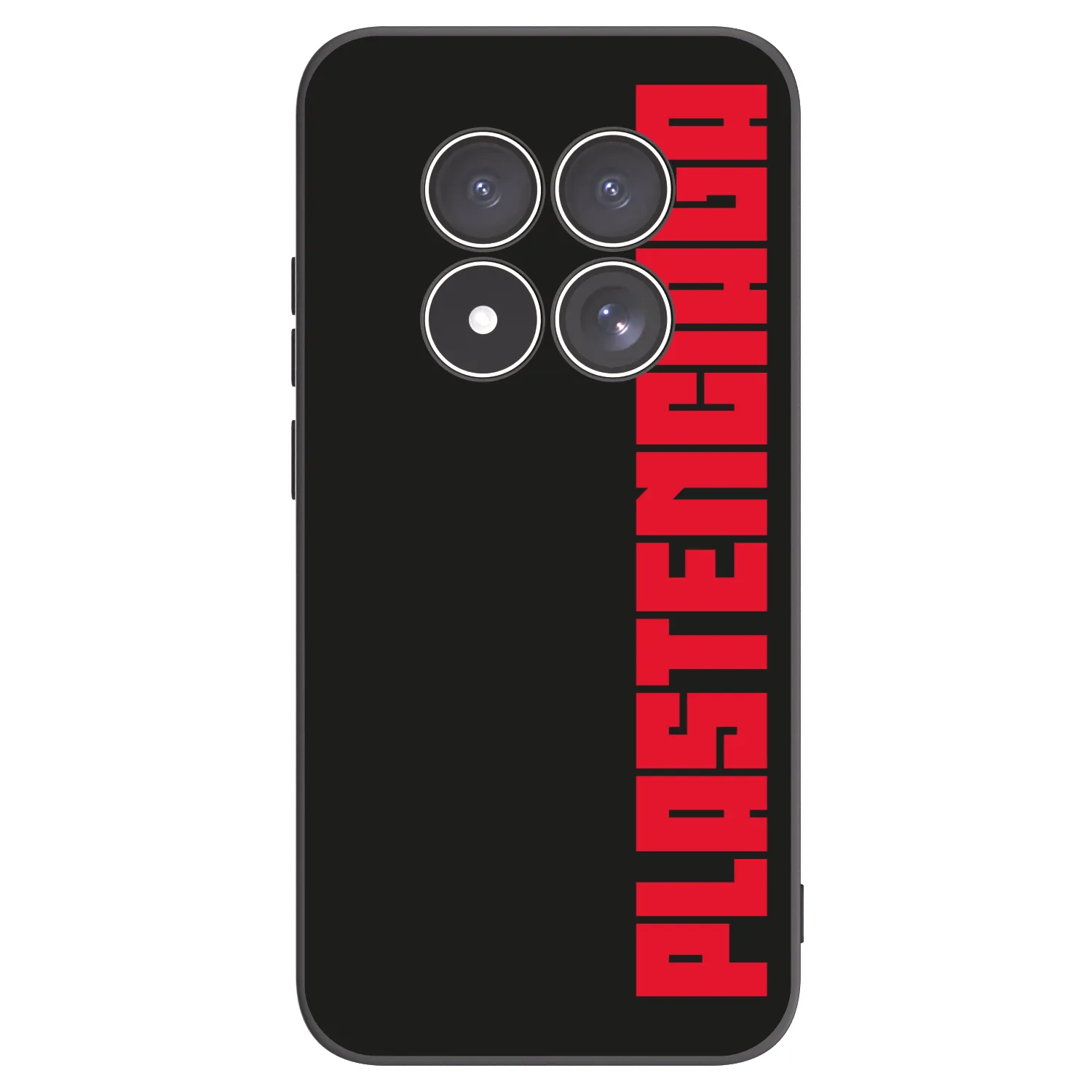 Picasee fekete szilikon tok az alábbi mobiltelefonokra Xiaomi Redmi Note 15 Pro 4G - Plastenciaga