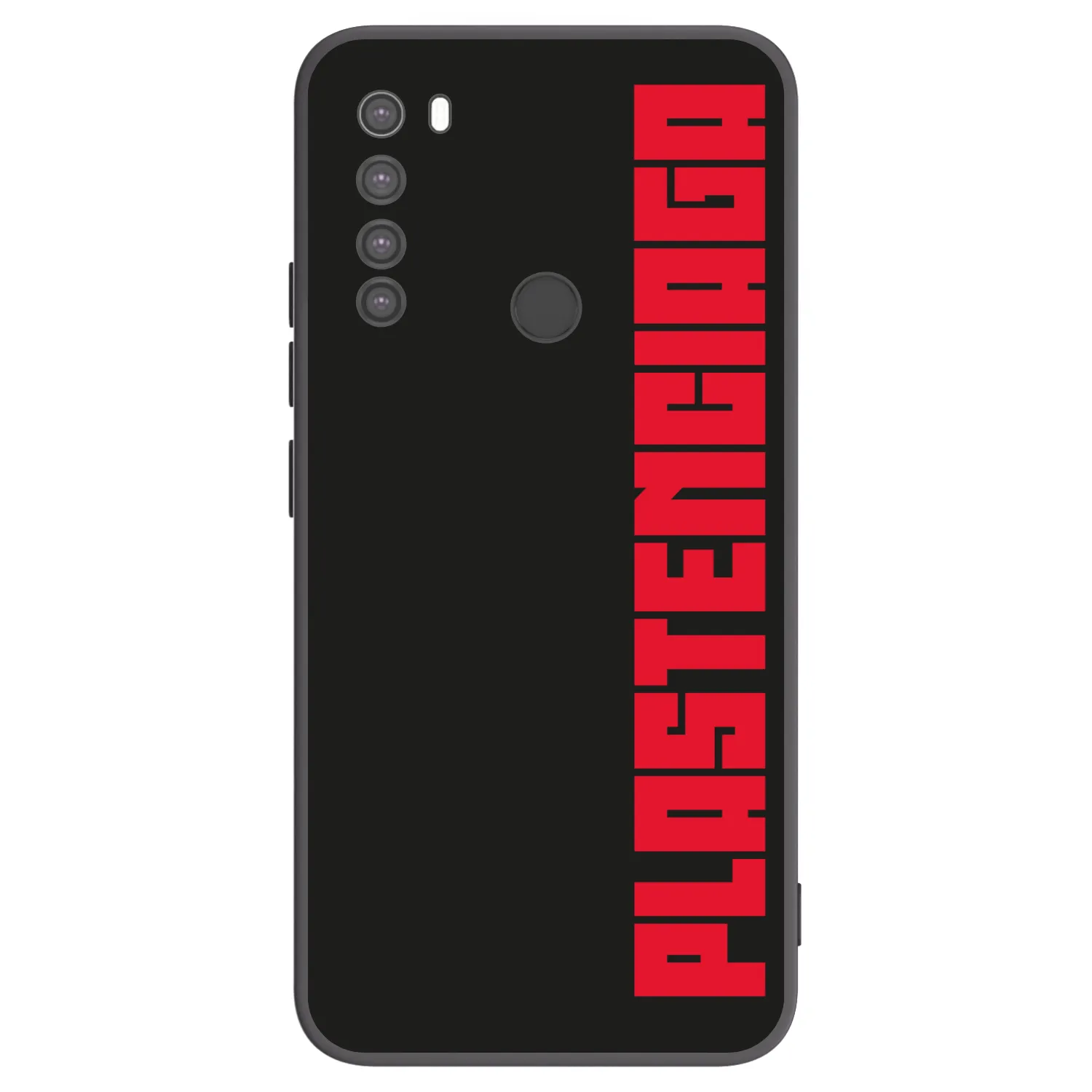 Picasee fekete szilikon tok az alábbi mobiltelefonokra Xiaomi Redmi Note 8 - Plastenciaga