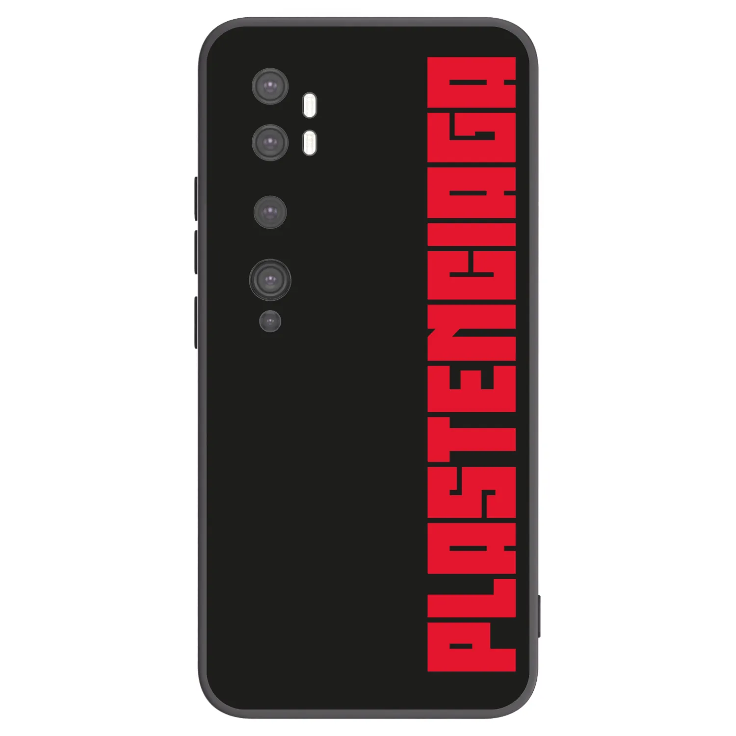 Picasee fekete szilikon tok az alábbi mobiltelefonokra Xiaomi Mi Note 10 (Pro) - Plastenciaga