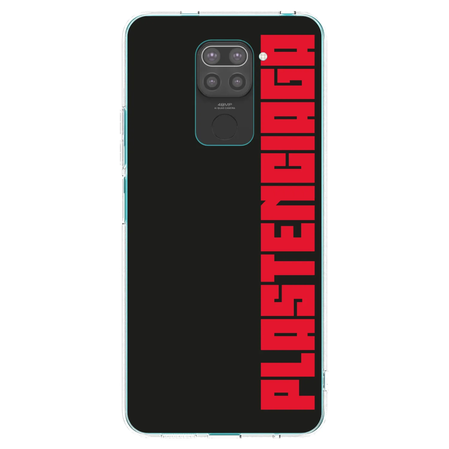 Picasee fekete szilikon tok az alábbi mobiltelefonokra Xiaomi Redmi Note 9 - Plastenciaga