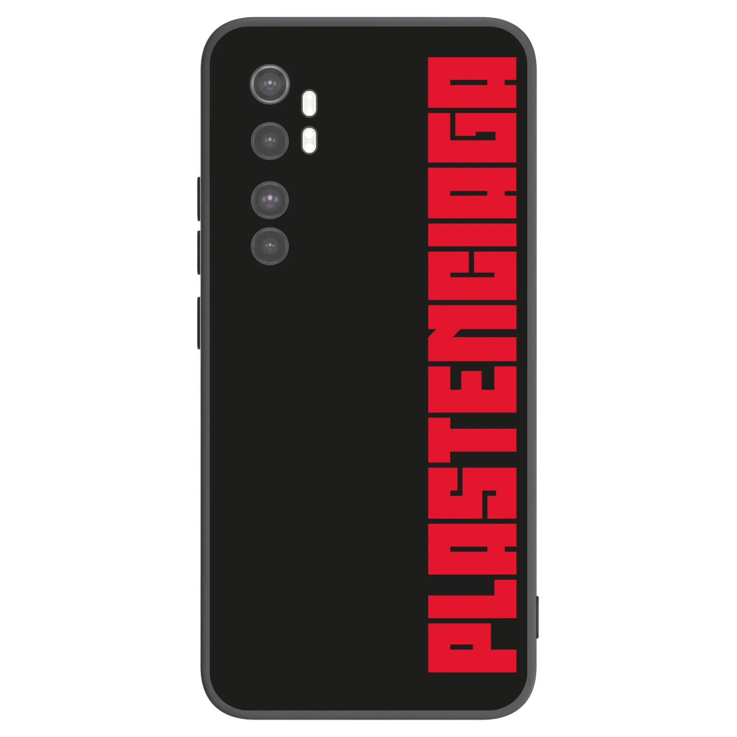 Picasee fekete szilikon tok az alábbi mobiltelefonokra Xiaomi Mi Note 10 Lite - Plastenciaga