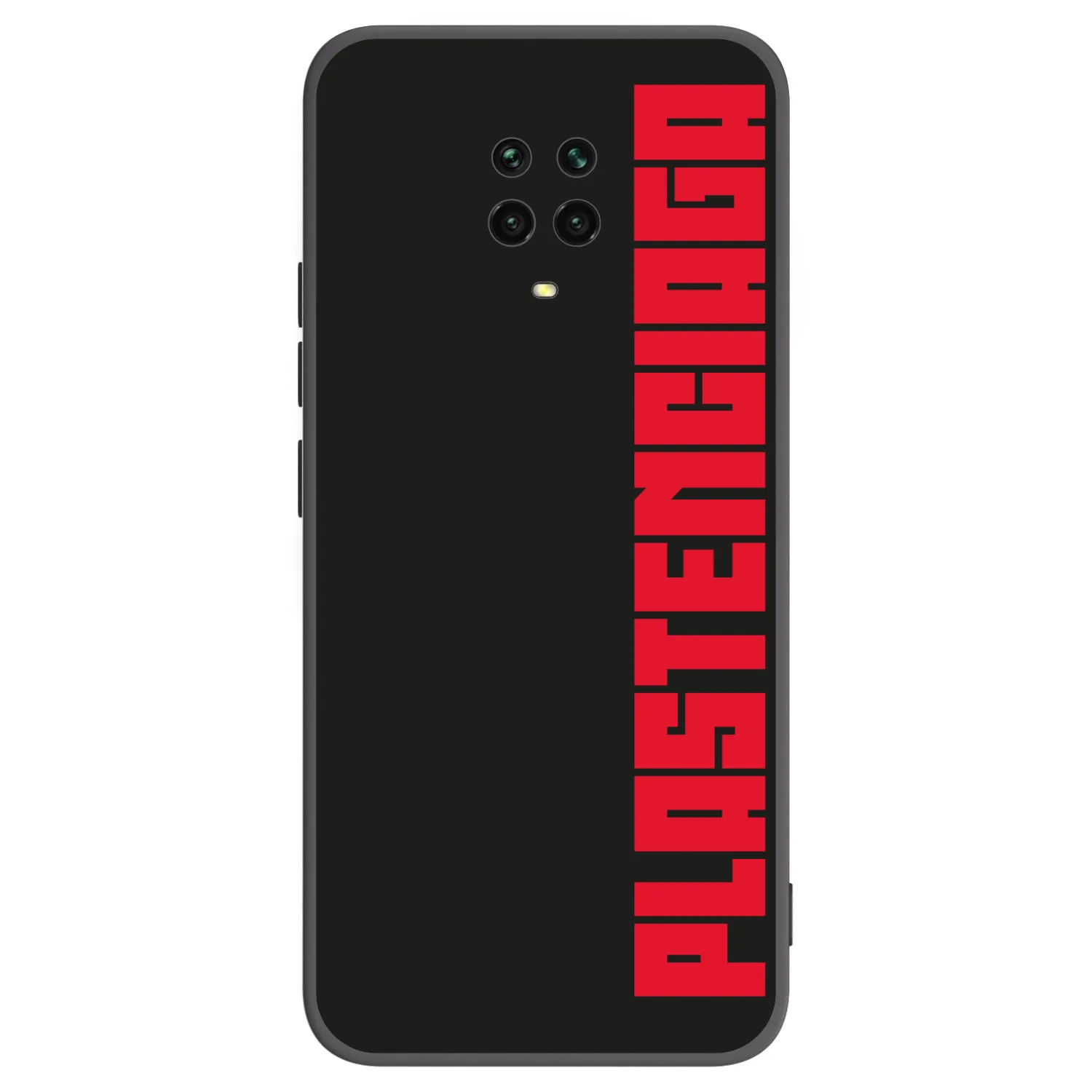 Picasee fekete szilikon tok az alábbi mobiltelefonokra Xiaomi Redmi Note 9S - Plastenciaga