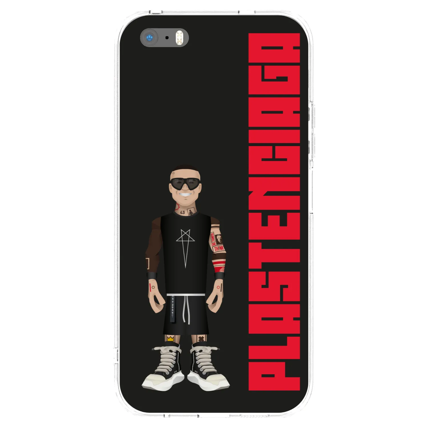 Picasee átlátszó szilikon tok az alábbi mobiltelefonokra Apple iPhone 5/5S/SE - Tomáš Rajchl