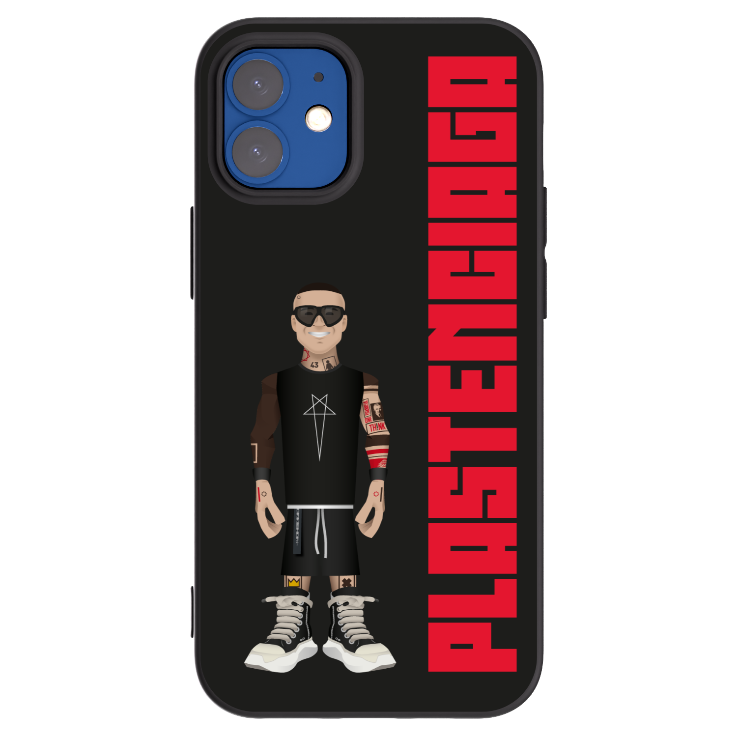 Picasee fekete szilikon tok az alábbi mobiltelefonokra Apple iPhone 12 mini - Tomáš Rajchl