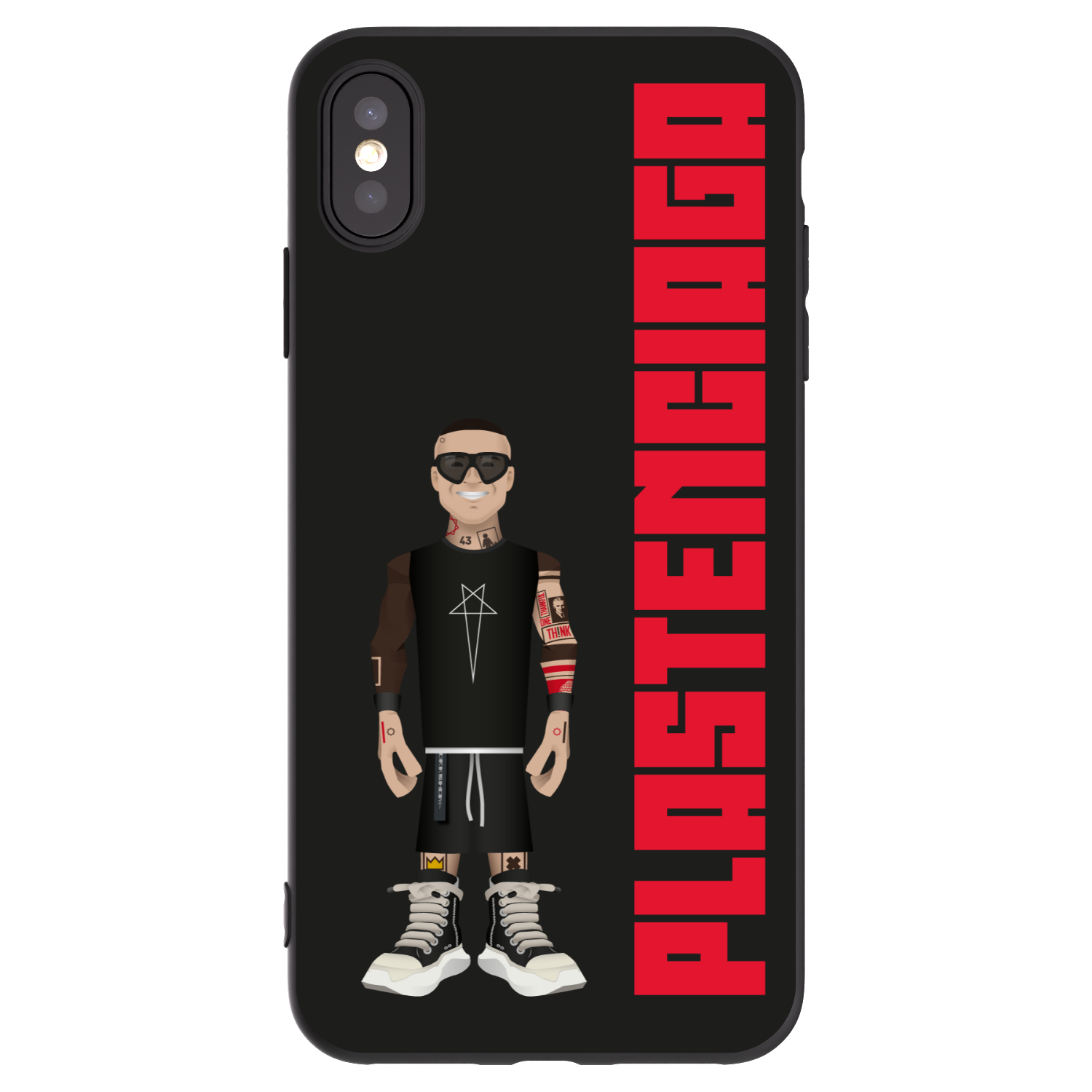 Picasee fekete szilikon tok az alábbi mobiltelefonokra Apple iPhone XS Max - Tomáš Rajchl