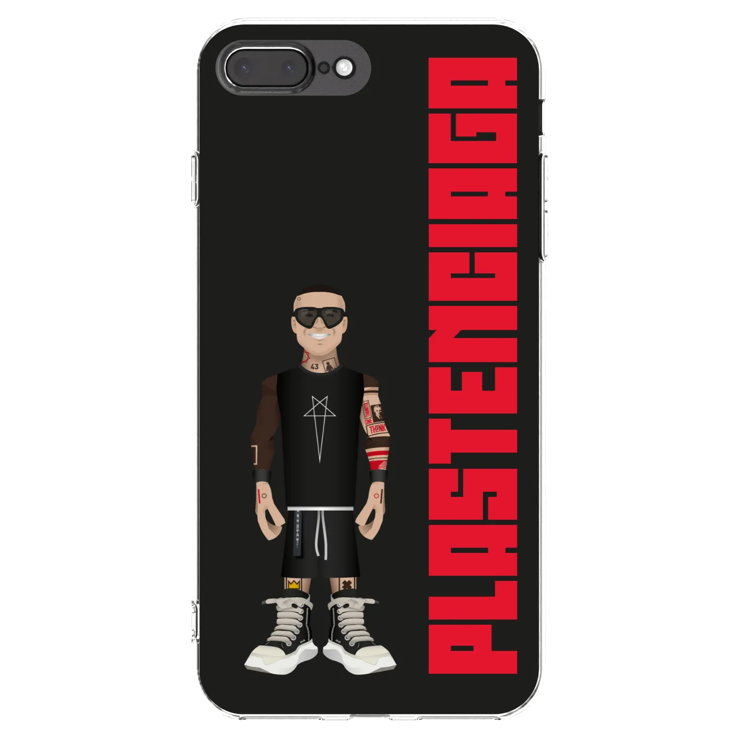 Picasee átlátszó szilikon tok az alábbi mobiltelefonokra Apple iPhone 8 Plus - Tomáš Rajchl