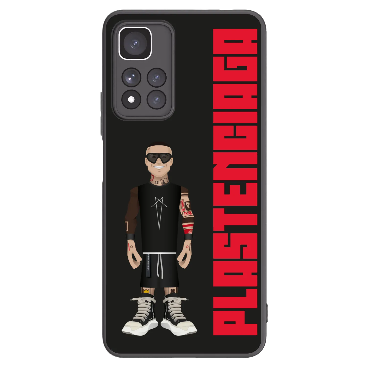 Picasee fekete szilikon tok az alábbi mobiltelefonokra Xiaomi Redmi Note 11 Pro+ 5G - Tomáš Rajchl