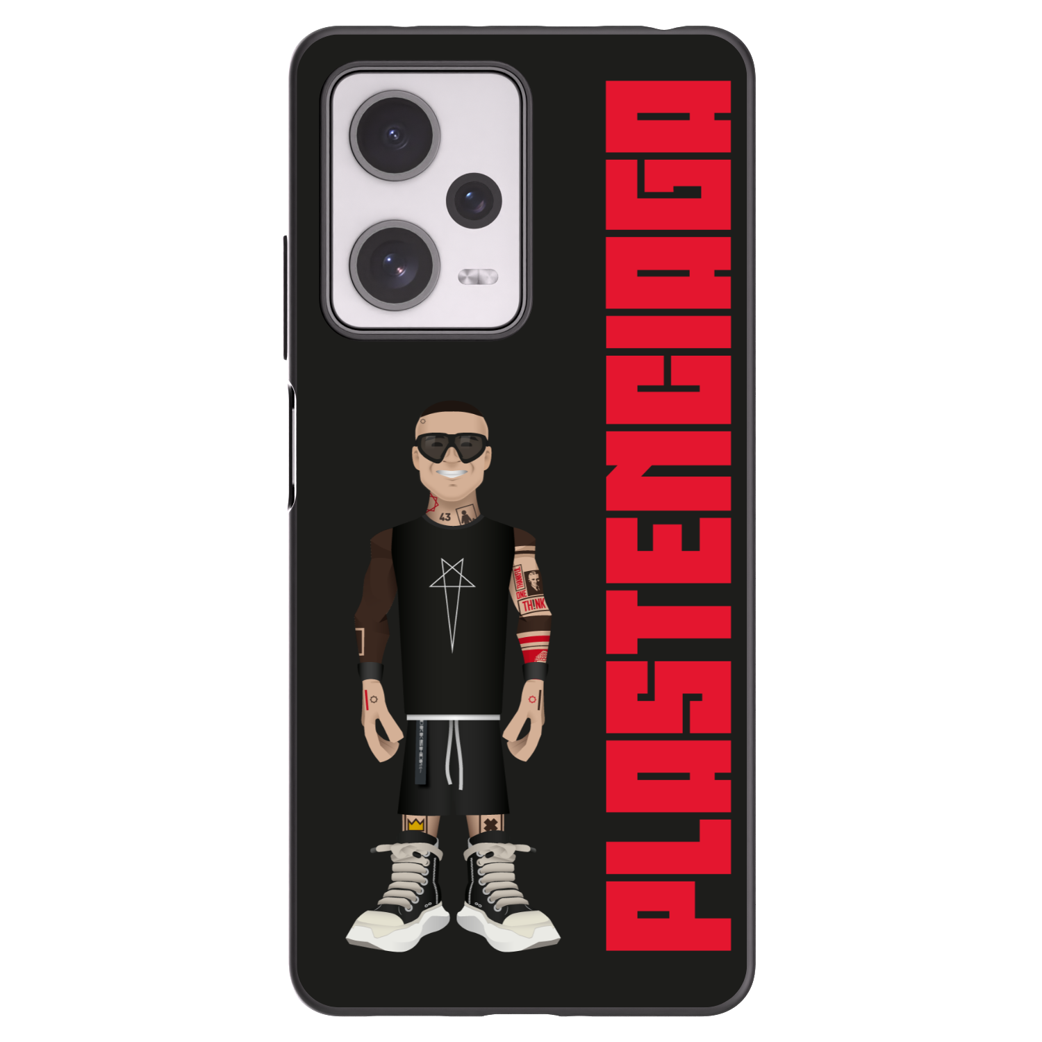 Picasee fekete szilikon tok az alábbi mobiltelefonokra Xiaomi Redmi Note 12 Pro+ 5G - Tomáš Rajchl