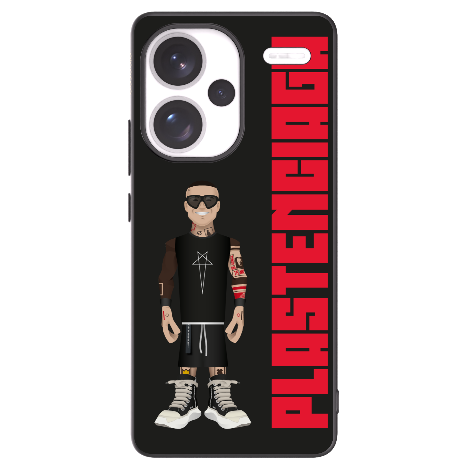 Picasee fekete szilikon tok az alábbi mobiltelefonokra Xiaomi Redmi Note 13 Pro+ 5G - Tomáš Rajchl