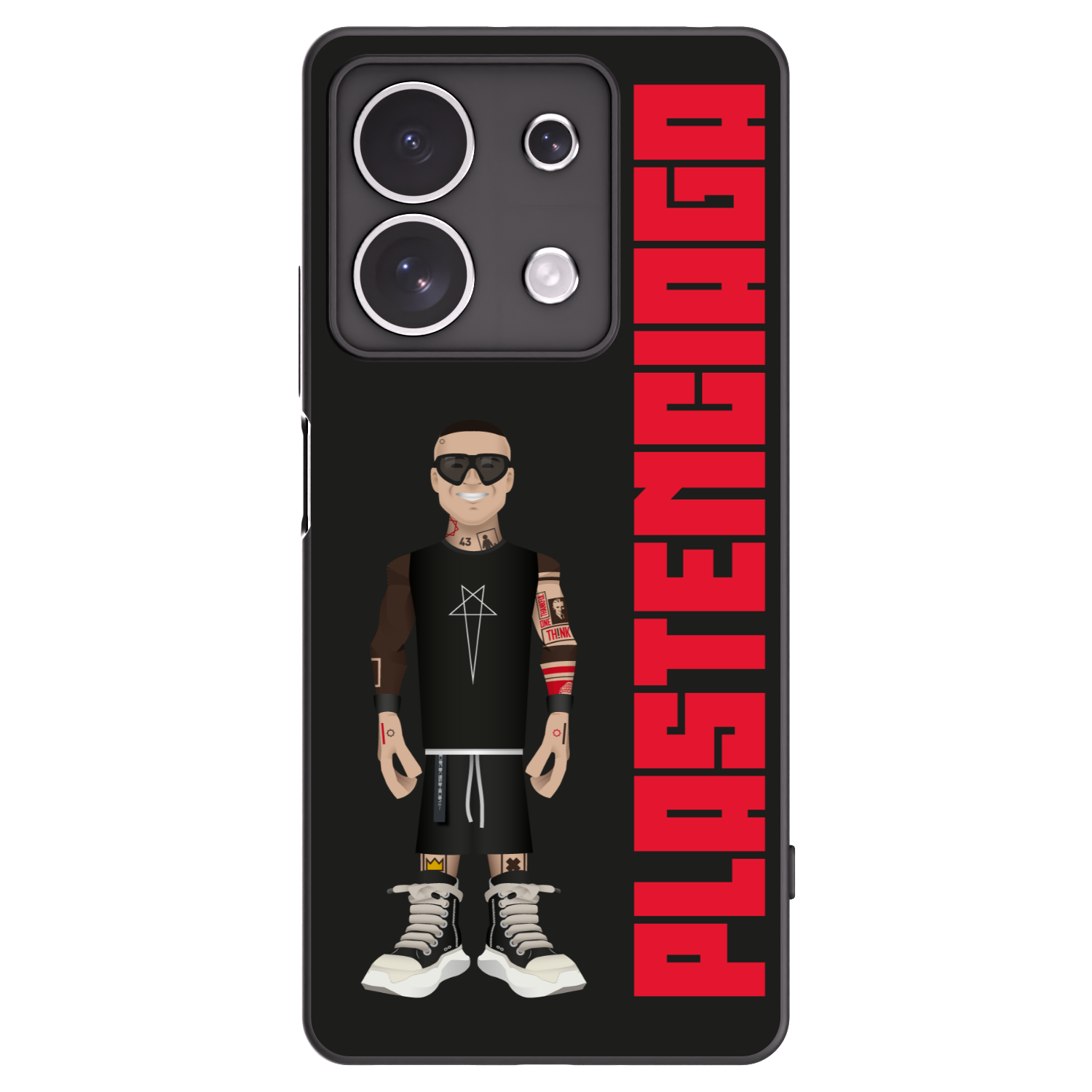 Picasee fekete szilikon tok az alábbi mobiltelefonokra Xiaomi Redmi Note 13 4G - Tomáš Rajchl