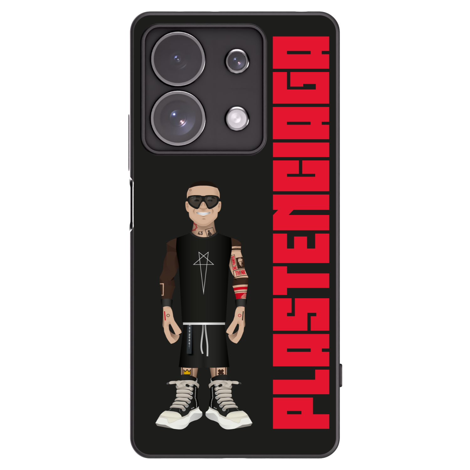 Picasee fekete szilikon tok az alábbi mobiltelefonokra Xiaomi Redmi Note 13 Pro 4G - Tomáš Rajchl