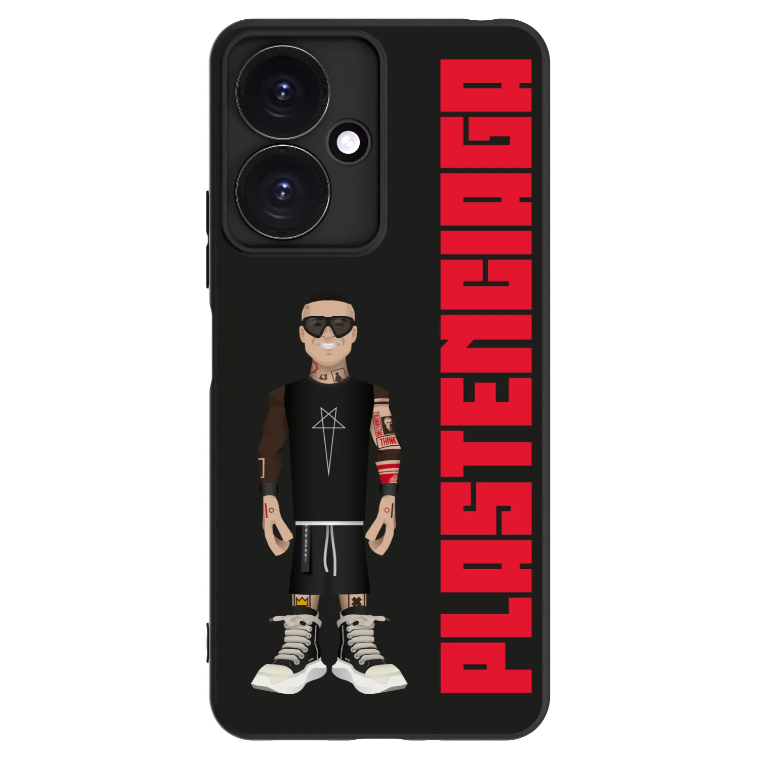 Picasee fekete szilikon tok az alábbi mobiltelefonokra Xiaomi Redmi 13C 5G - Tomáš Rajchl