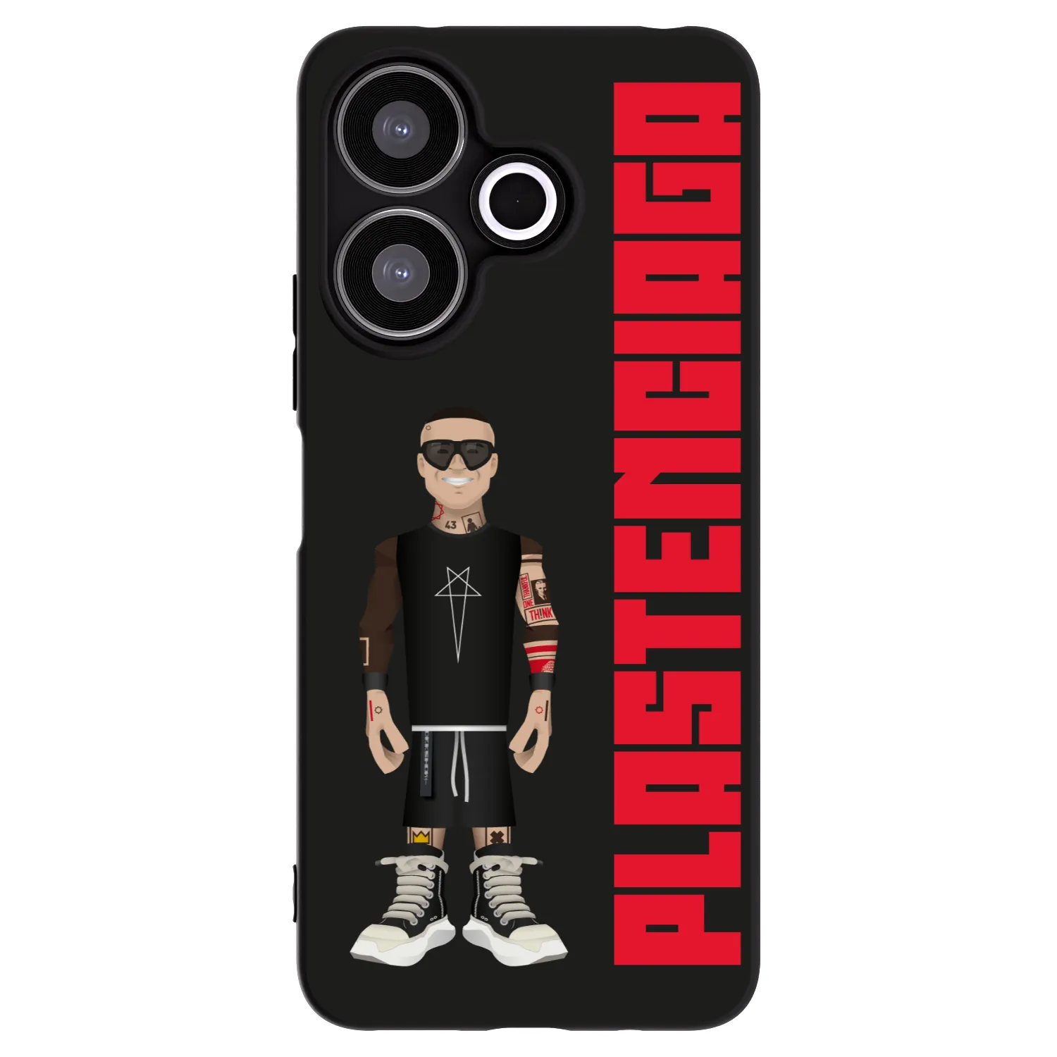 Picasee fekete szilikon tok az alábbi mobiltelefonokra Xiaomi Redmi 13 4G - Tomáš Rajchl