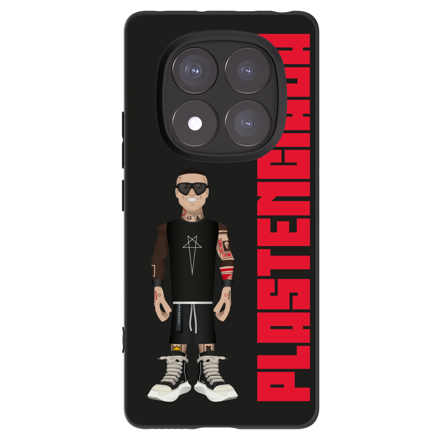 Picasee fekete szilikon tok az alábbi mobiltelefonokra Xiaomi Redmi Note 14 Pro+ 5G - Tomáš Rajchl