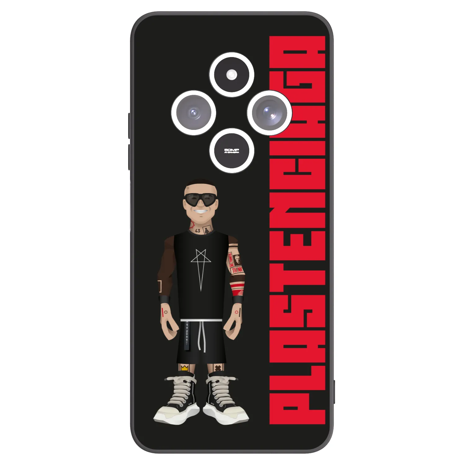 Picasee fekete szilikon tok az alábbi mobiltelefonokra Xiaomi Redmi 14C - Tomáš Rajchl