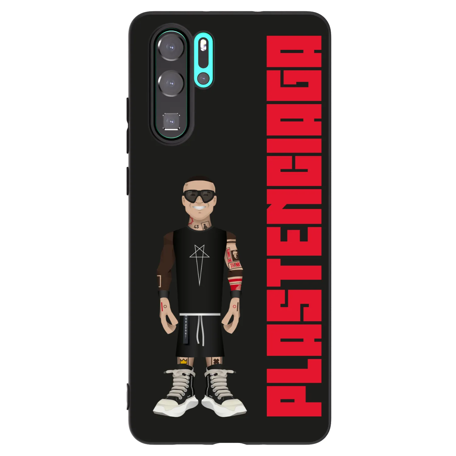 Picasee fekete szilikon tok az alábbi mobiltelefonokra Huawei P30 Pro - Tomáš Rajchl
