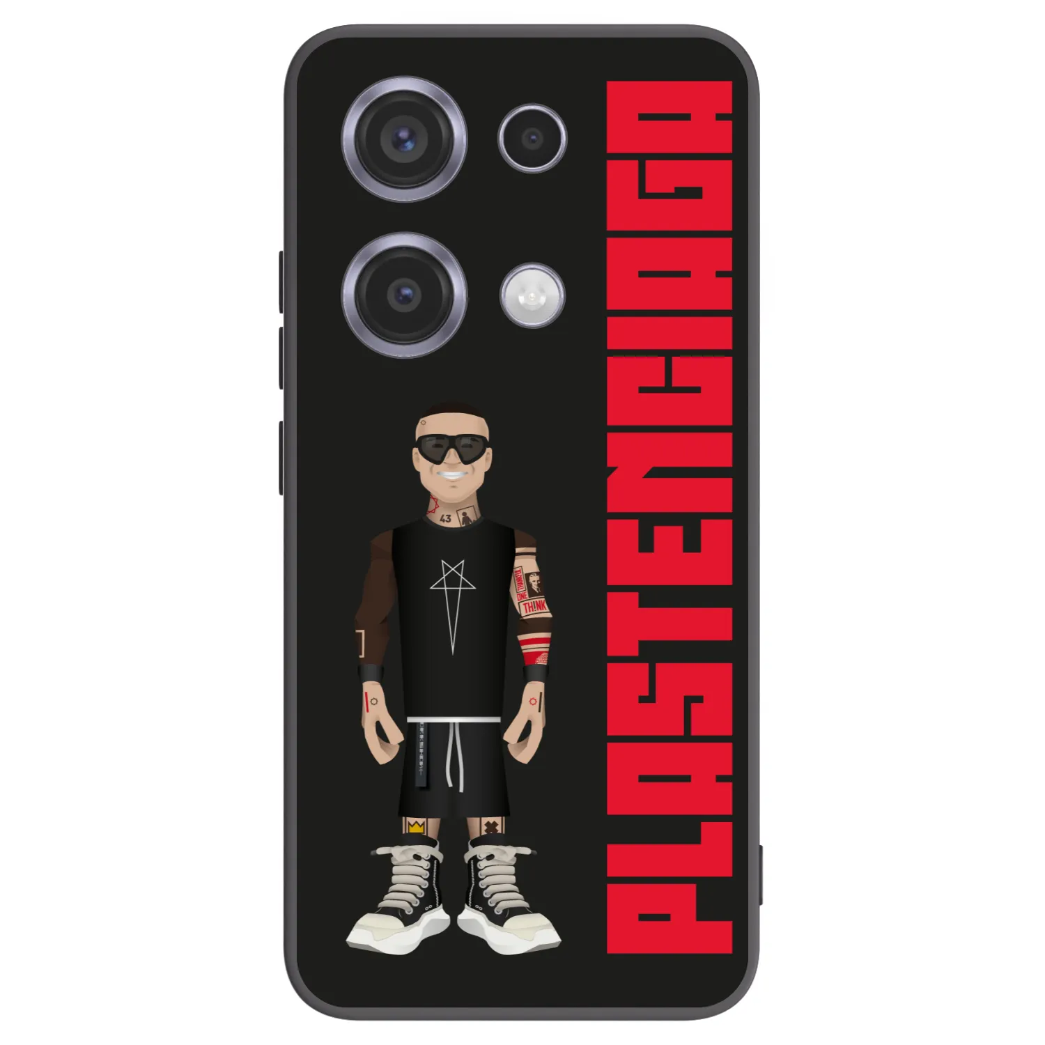 Picasee fekete szilikon tok az alábbi mobiltelefonokra Xiaomi Redmi Note 14S - Tomáš Rajchl