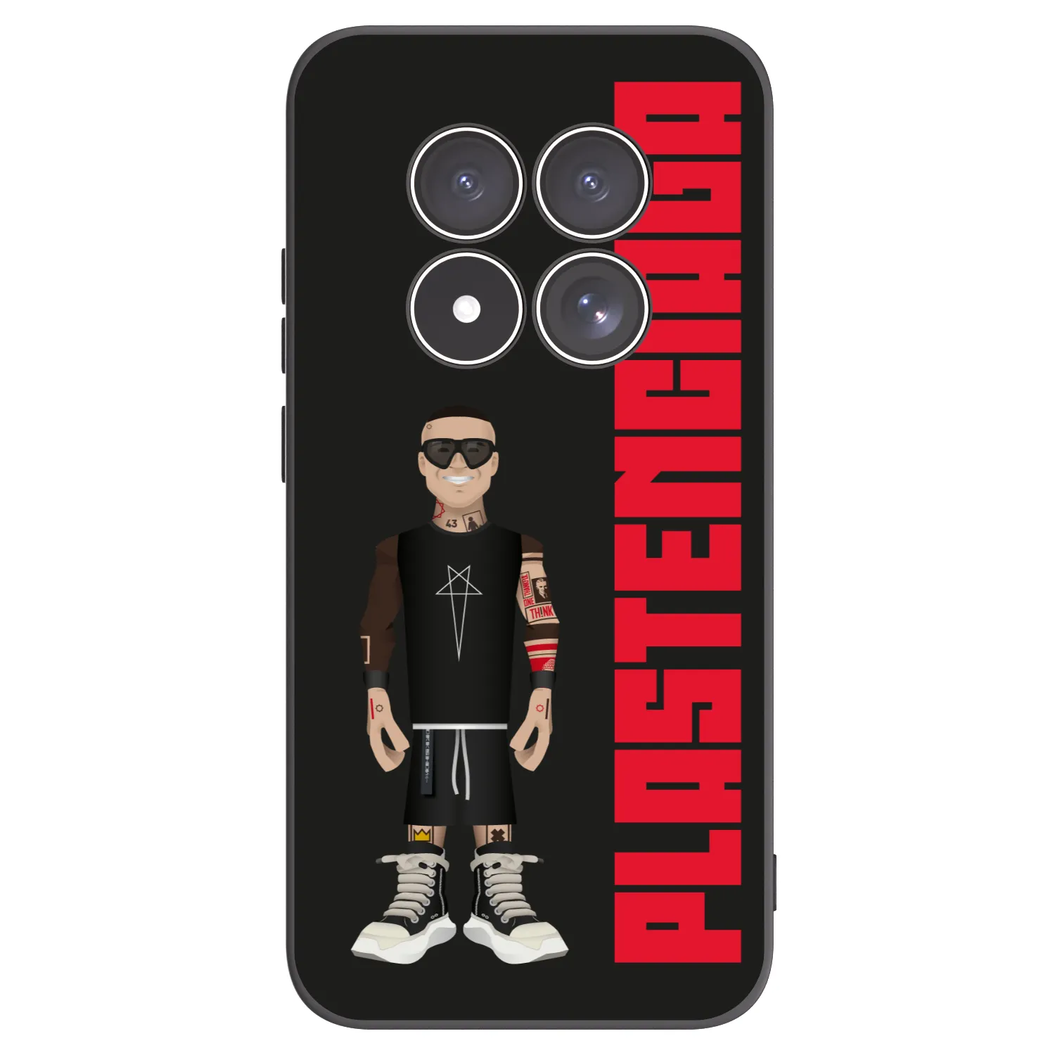 Picasee fekete szilikon tok az alábbi mobiltelefonokra Xiaomi Redmi Note 15 Pro 5G - Tomáš Rajchl