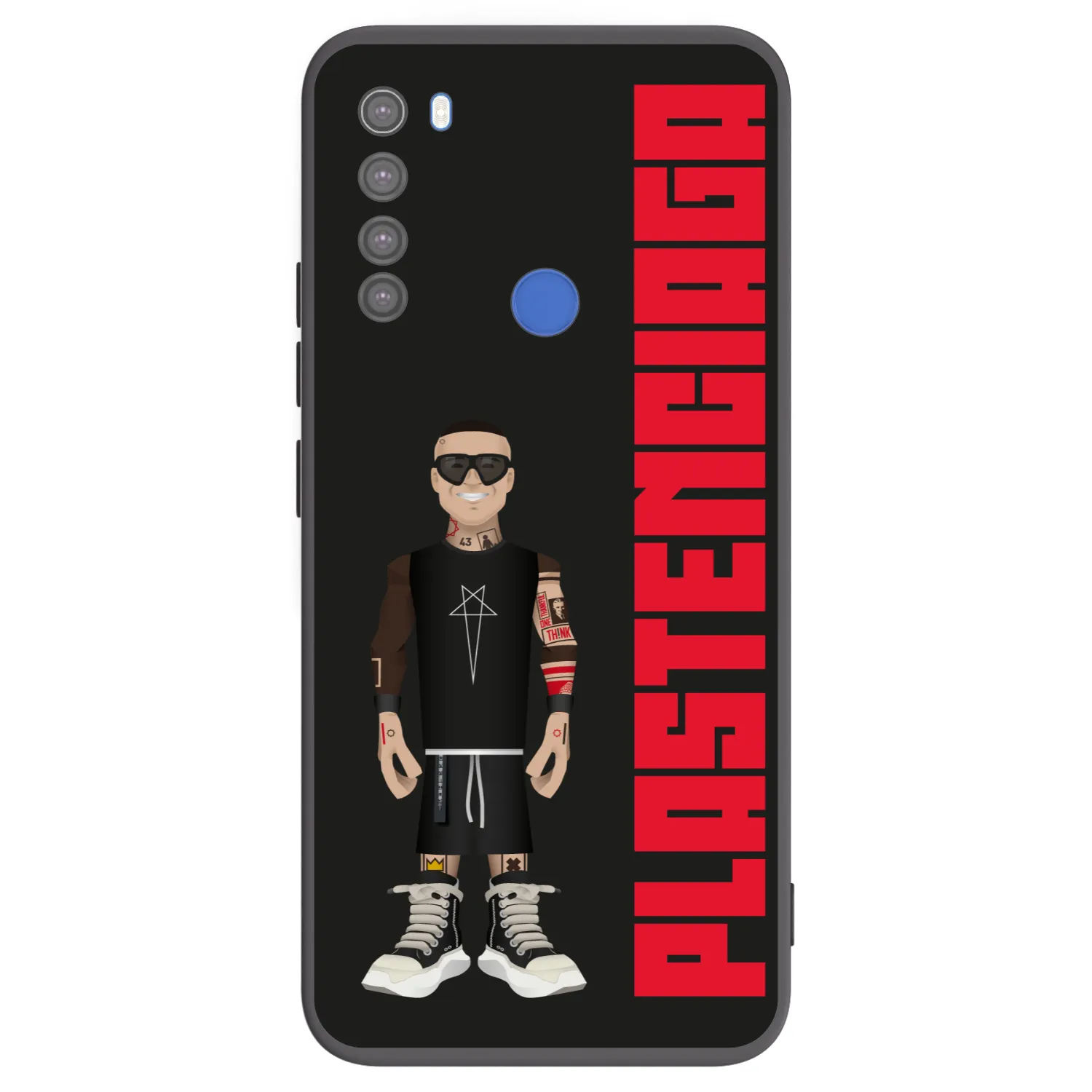 Picasee fekete szilikon tok az alábbi mobiltelefonokra Xiaomi Redmi Note 8T - Tomáš Rajchl