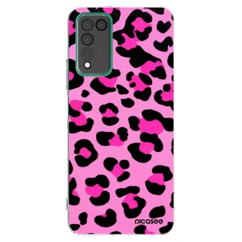 Picasee átlátszó szilikon tok az alábbi mobiltelefonokra Honor 10X Lite - Pink Tiger