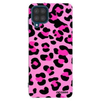 Picasee átlátszó szilikon tok az alábbi mobiltelefonokra Samsung Galaxy A12 A125F - Pink Tiger