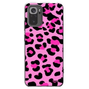 Picasee átlátszó szilikon tok az alábbi mobiltelefonokra Xiaomi Redmi Note 10 - Pink Tiger