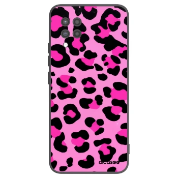 Picasee fekete szilikon tok az alábbi mobiltelefonokra Samsung Galaxy A42 A426B - Pink Tiger