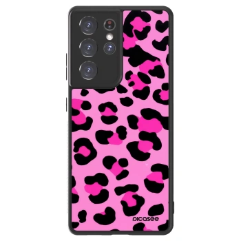 Szilikon tok erre a típusra Samsung Galaxy S21 Ultra 5G G998B - Pink Tiger
