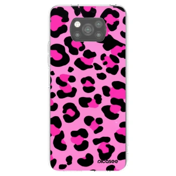 Picasee fekete szilikon tok az alábbi mobiltelefonokra Xiaomi Poco X3 Pro - Pink Tiger
