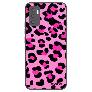 Picasee fekete szilikon tok az alábbi mobiltelefonokra Xiaomi Redmi Note 10 5G - Pink Tiger