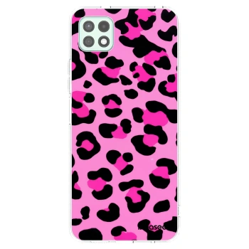 Picasee átlátszó szilikon tok az alábbi mobiltelefonokra Samsung Galaxy A22 A226B 5G - Pink Tiger