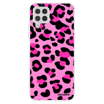 Picasee átlátszó szilikon tok az alábbi mobiltelefonokra Samsung Galaxy A22 A225F 4G - Pink Tiger