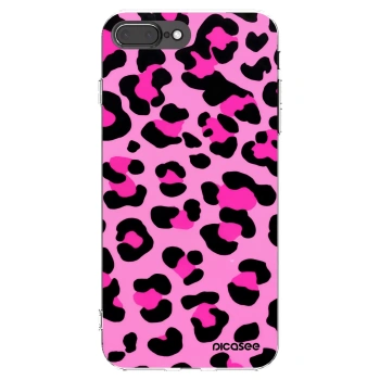 Picasee átlátszó szilikon tok az alábbi mobiltelefonokra Apple iPhone 7 Plus - Pink Tiger