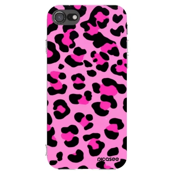 Picasee átlátszó szilikon tok az alábbi mobiltelefonokra Apple iPhone SE 2022 - Pink Tiger